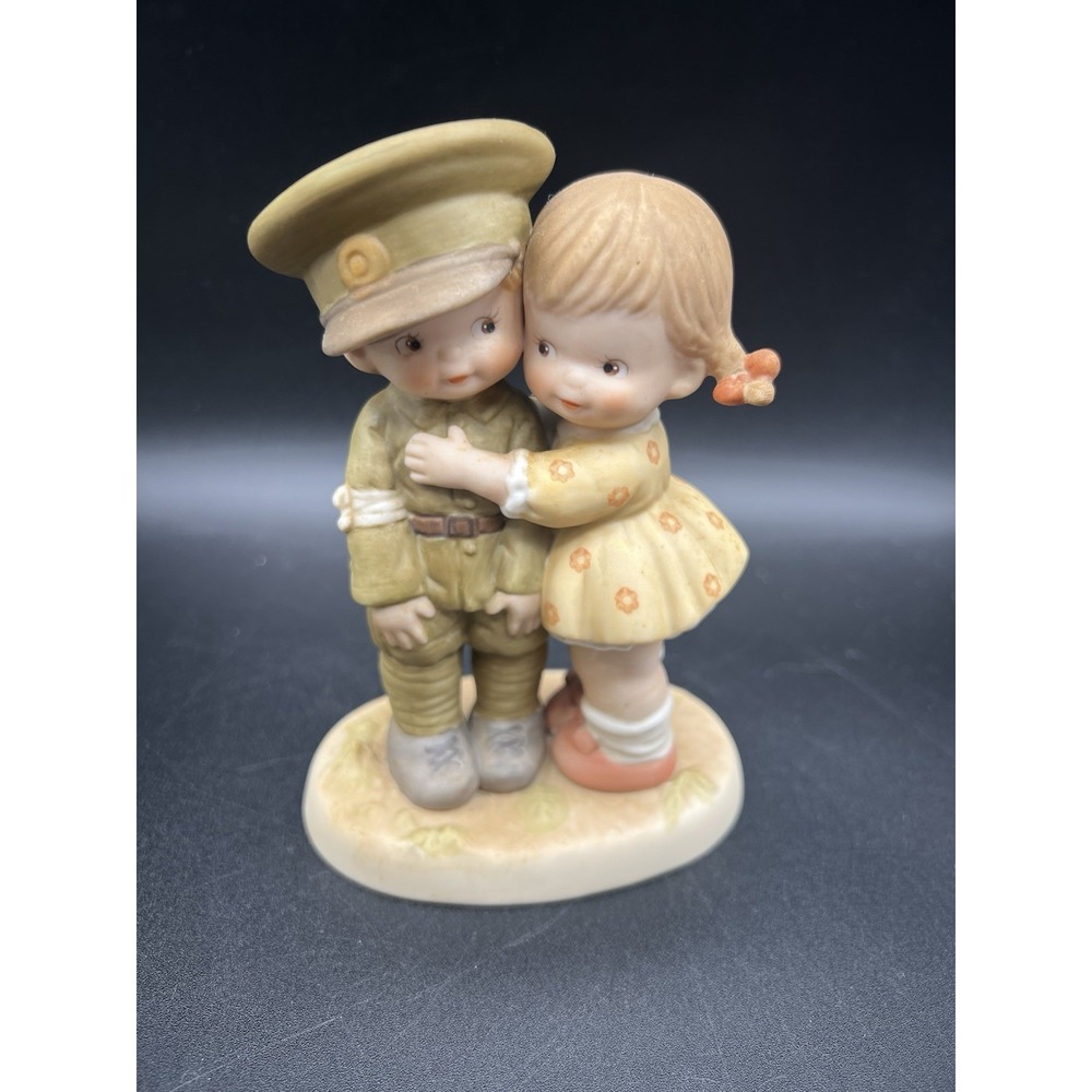 Enesco Memories of Yesterday "You'll Always Be My Hero" Soldier Figurine Girl